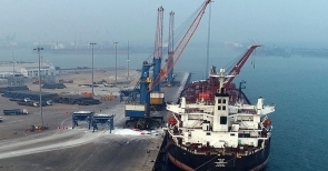 The new iron ore terminal comprises two ship-loaders, each with a capacity of 7,000 metric tonnes per hour.