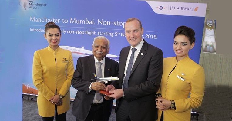 Jet Airways to launch non-stop service between Mumbai to Manchester