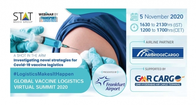 The virtual event will bring together supply chain leaders representing pharmaceutical manufacturing, freight forwarding, cargo carriers, airports and distributors preparing for vaccine distribution.