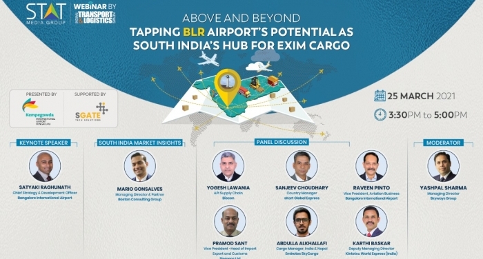 The virtual summit brings together stakeholders across the Indian airfreight Industry including airports, consultancy firms, manufacturers, shippers, freight forwarders, airlines and logistics companies to discuss the movement of goods in South India.