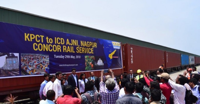 Krishnapatnam, CONCOR start new rail service