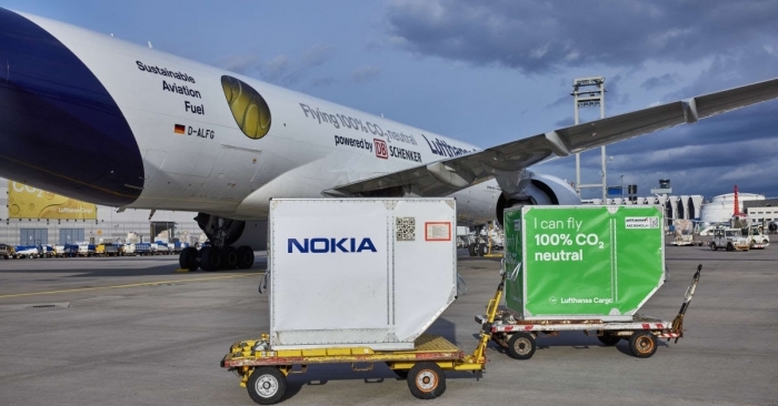 Nokia joins DB Schenker, Lufthansa for FRA-PVG CO2-free freighter