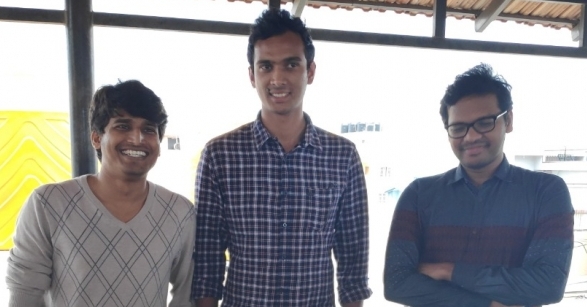 Rapid is now present in 100 Indian cities with 15 lakh registered riders. The company was founded in 2015 by (L-R) Pavan Guntupalli, Aravind Sanka and Rishikesh SR.