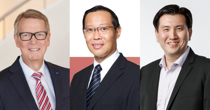SPEEDCARGO strategic advisory board members (L-R) Leif Christian Rasmussen, Alexander Chan Meng Wah and Dr Cheong Wei Yang.
