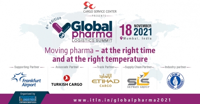 See you at Global Pharma Logistics Summit 2021 in Mumbai on Nov 18 See you at Global Pharma Logistics Summit 2021 in Mumbai on Nov 18