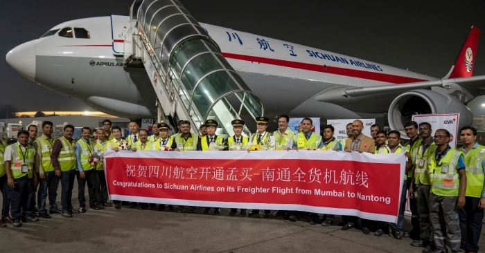 Sichuan Airlines Cargo launches weekly-twice freighter service via Mumbai