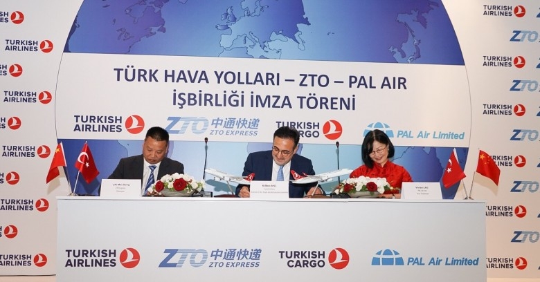 Turkish Airlines, ZTO Express and PAL Air ink deal