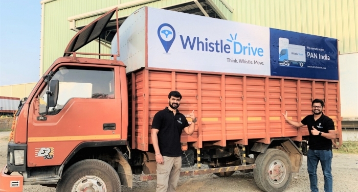 (Left to Right) Prashanth Mamidanna, director of Oeprations and Rakesh Munnanooru, founder-CEO, WhistleDrive