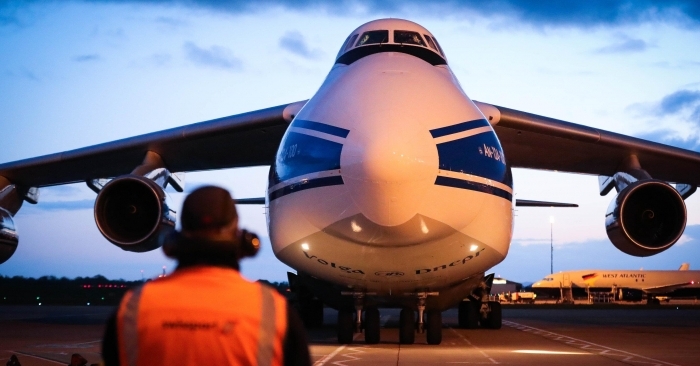 Staff at Belfast International Airport worked through the night to load 60 tonnes of life-saving kit, funded by the Foreign, Commonwealth & Development Office.