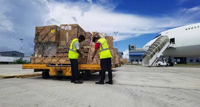 Agility airlifted the cargo into Dubai from various locations in the USA, China, France, Japan and India