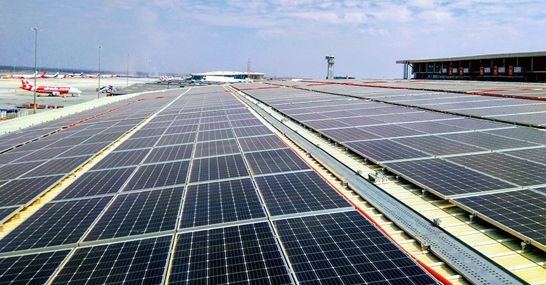 BIAL unveils 3.35 MW rooftop solar power plant