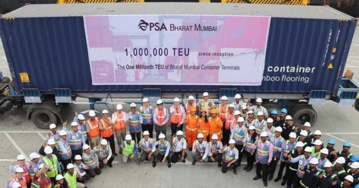 Operated by Singapore’s PSA International Pte Ltd, BMCT’s one-millionth TEU took place during the call of CMA CGM’s ‘M.V Bermuda’.