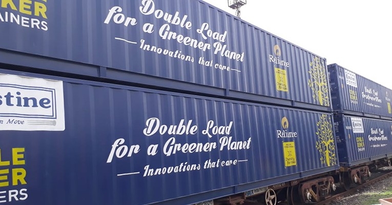 IR introduces double stack dwarf container service from Rajkot division, Western Railway