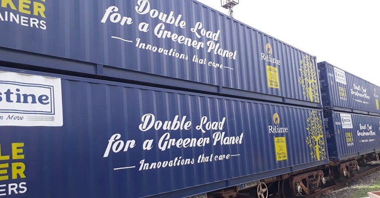 IR introduces double stack dwarf container service from Rajkot division, Western Railway IR introduces double stack dwarf container service from Rajkot division, Western Railway