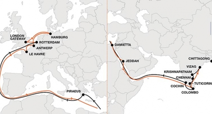 The vessel M.V.E R Sweden operated by Cosco shipping started the maiden voyage from the terminal on November 15, 2019.