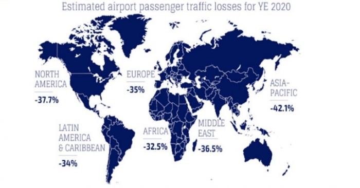 ACI Asia Pacific has released preliminary traffic data from 18 airports in major aviation markets in Asia-Pacific and the Middle East showing year-over-year passenger traffic decline hit -95% by the middle of April.