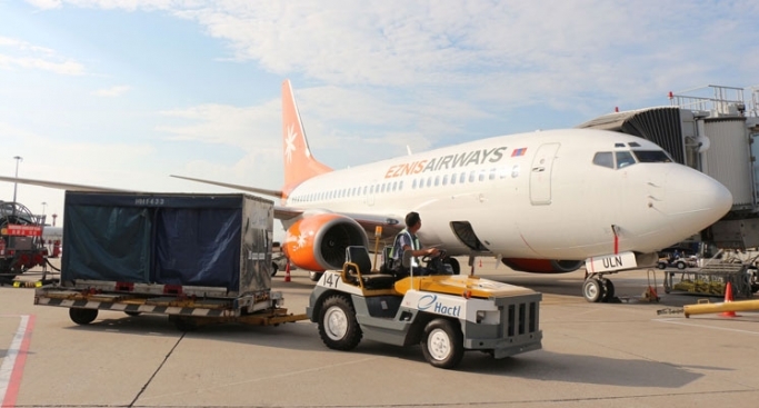 Eznis Airways has started operating the service every Monday, Thursday and Sunday since June 3, and deploys its B737 passenger aircraft on the route. Eznis Airways has started operating the service every Monday, Thursday and Sunday since June 3, and deploys its B737 passenger aircraft on the route.