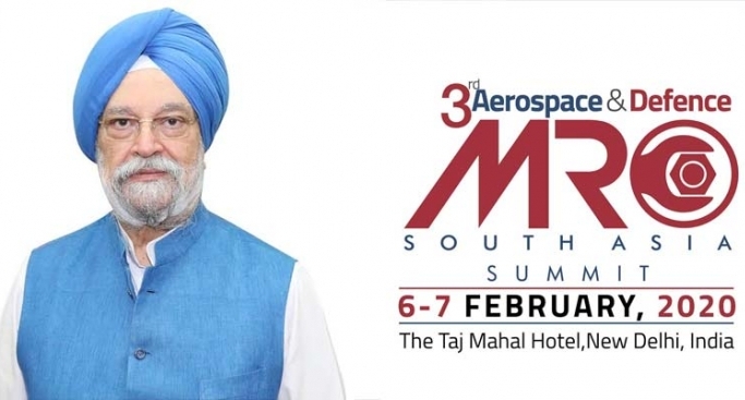 Hardeep Singh Puri applauds the summit theme 'MRO for Safer Skies'