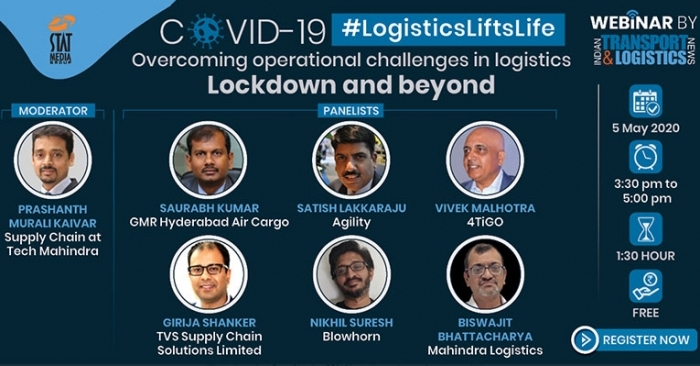 Register with us right now and enjoy an insightful session on how logistics operations in India are moving on during the countrywide lockdown.