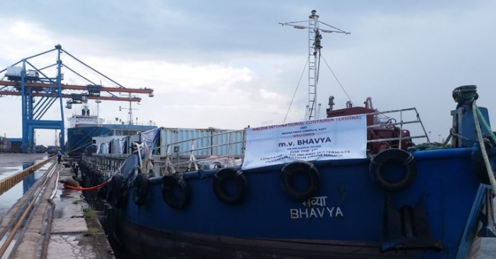 Largest containerised movement aboard MV Bhavya on Haldia-Patna journey