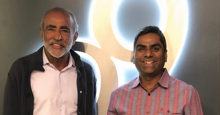 (From Left) Sanjiv Sidhu, chairman and co-founder and Chakri Gottemukkala, co-founder, CEO, o9 solutions