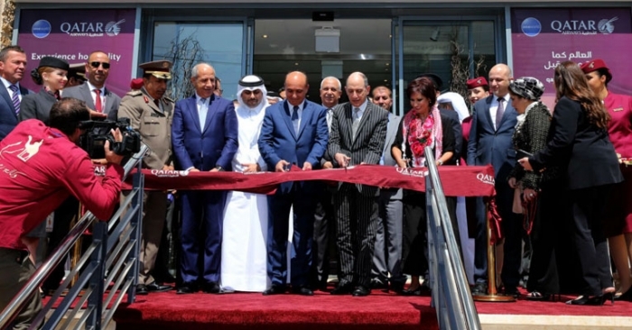 The inauguration was done in the presence of transport minister of Jordan, Eng. Anmar Khasawneh and Qatar Airways Group chief executive, Akbar Al Baker.