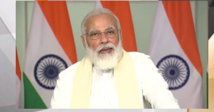 He was launching the submarine Optical Fibre Cable (OFC) connecting Andaman &amp;amp;amp; Nicobar Islands to the mainland  through video conferencing.