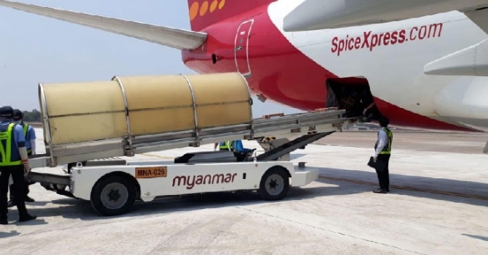 On the return leg, aircraft to carry medical equipment from Myanmar to Delhi