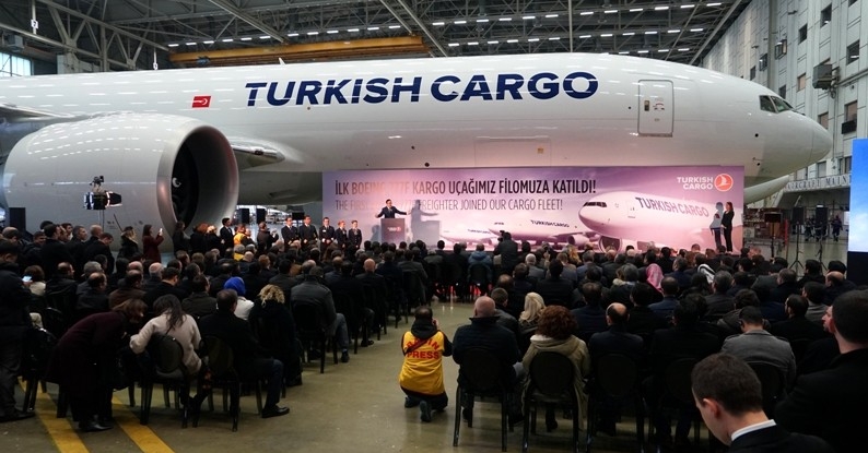 Turkish Airlines receives its first Boeing 777 freighter