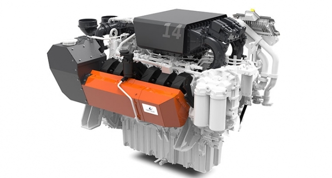 The small but mighty Wrtsil 14 is available in 12- and 16-cylinder configurations, delivering a power output of 755-1340 kW in mechanical propulsion, and 675-1155 kW in auxiliary and diesel-electric configurations.