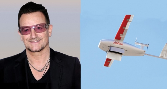 For Bono, the plight of HIV patients he witnessed in Malawi, Africa 20 years ago, made him take the decision to support Zipline.